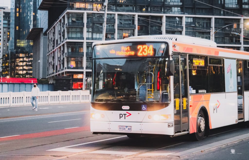 Bus in Melbourne