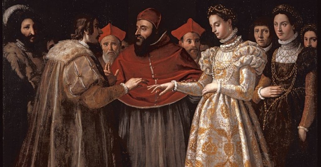 Wedding of Caterina de’ Medici by Jacopo Chimenti - Gallerie degli Uffizi