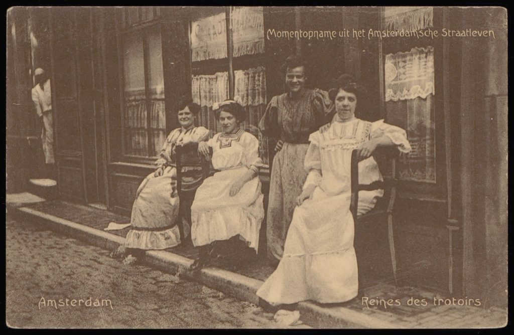 Prostitutes in 1912 on the streets of Amsterdam