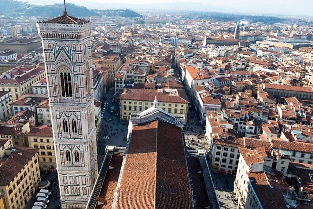 Giotto's bell tower seen from the Dome
