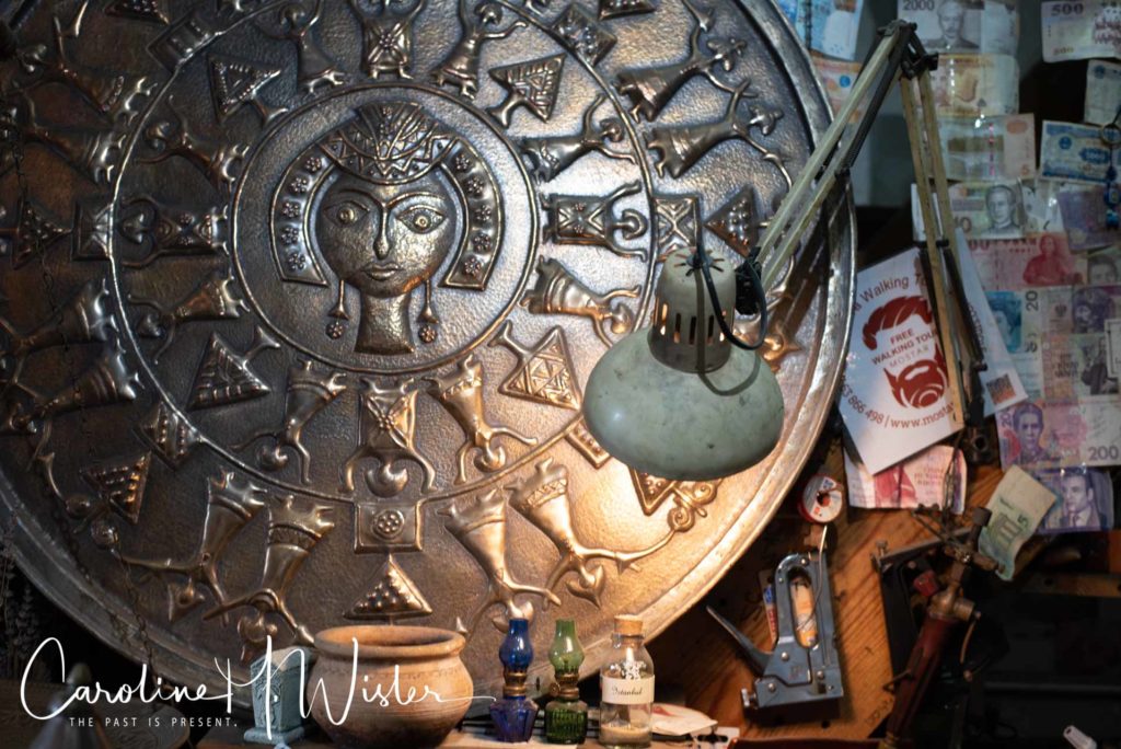 Coppersmith workshop located in Kujundziluk. Sheva Walking Tours takes pride in the local handicrafts and will show you some of the best artistry Mostar has to offer! 