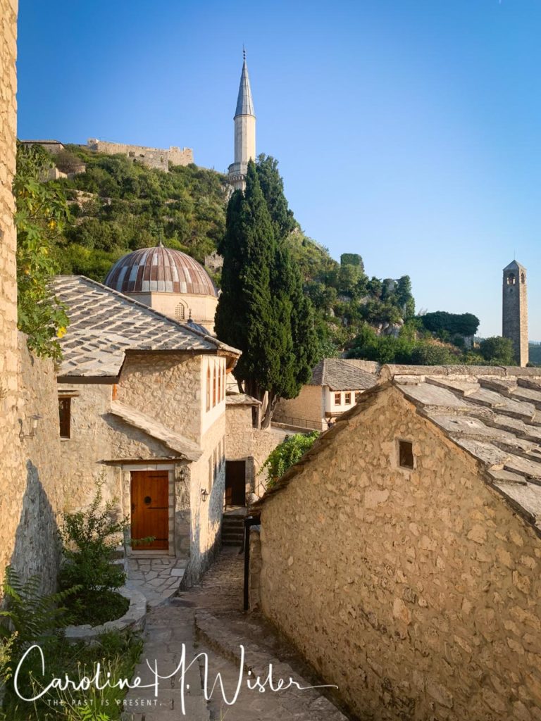 The historic town of Pocitelj. Pocitelj is a must-do day trip from Mostar and can be included in a Herzegovina day tour. 