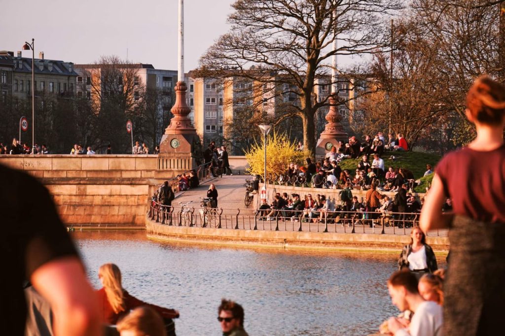 Summer by the lakes in Copenhagen